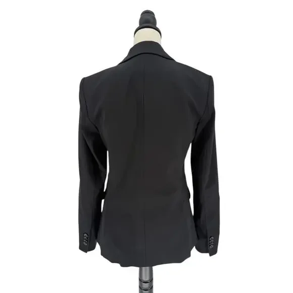 Veronica Beard Dickey Classic Tailored Blazer Jacket in Black Size 4 Small NEW - Picture 10 of 15